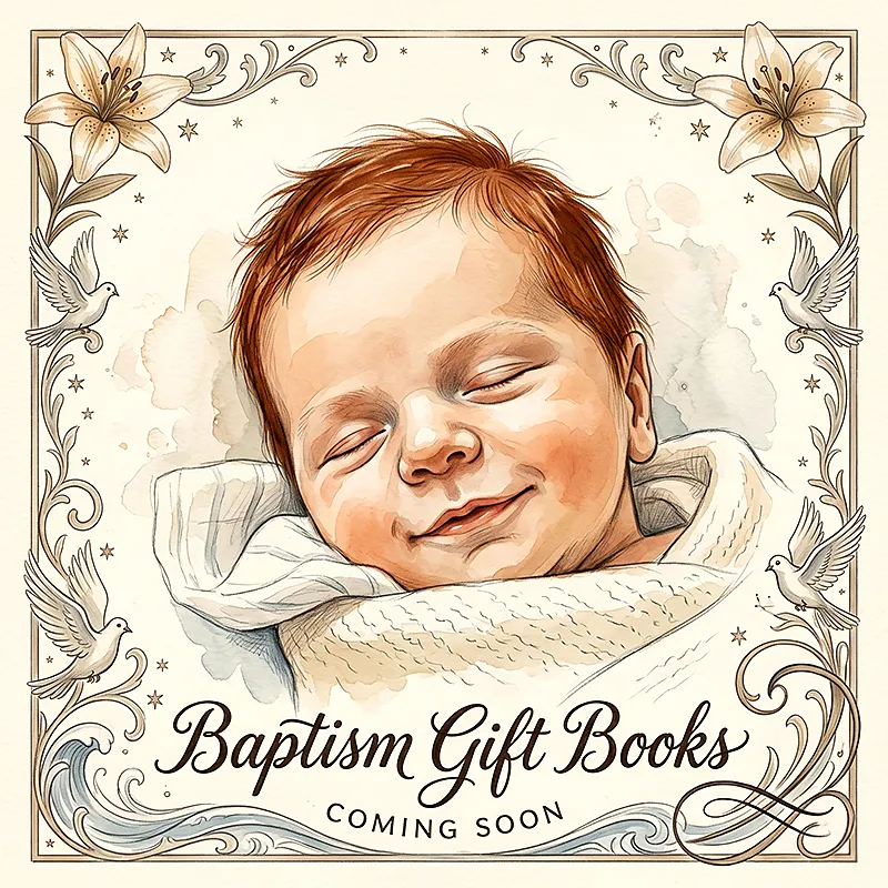 Personalized baptism book — coming soon