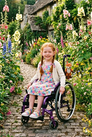 A real child's photograph — the starting point for a Libronauts book